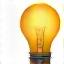 An icon representing a lightbulb, symbolizing inspiration.